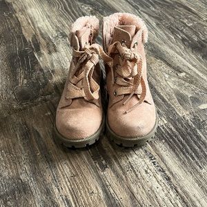 Pink casual girls boots
